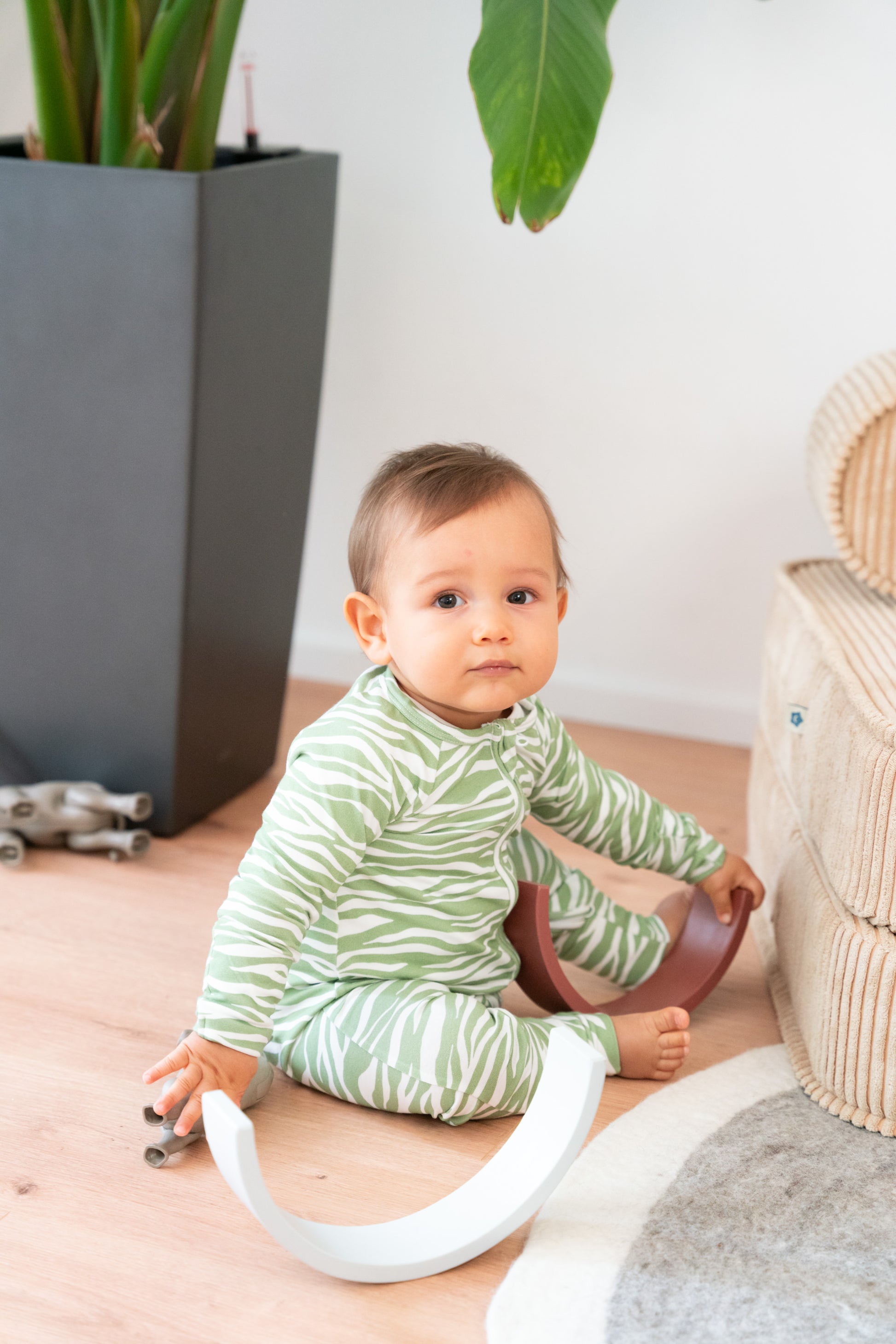 Pyjama Bébé Zippé Zebra – Tilouco